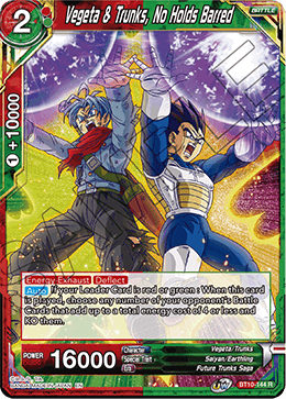 DBS Rise of the Unison Warrior BT10-144 Vegeta & Trunks, No Holds Barred
