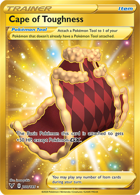 SWSH Vivid Voltage 200/185 Cape of Toughness Secret Rare