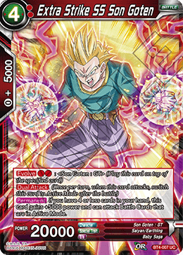 DBS Colossal Warfare BT4-007 Extra Strike SS Son Goten