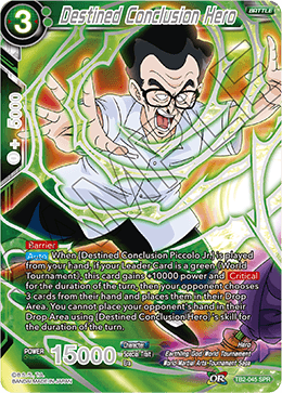 DBS World Martial Arts Tournament TB2-045 Destined Conclusion Hero (SPR)
