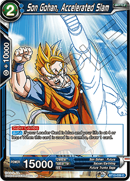 DBS Rise of the Unison Warrior BT10-039 Son Gohan, Accelerated Slam Foil
