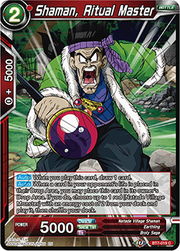 DBS Assault of the Saiyans BT7-019 Shaman, Ritual Master Foil