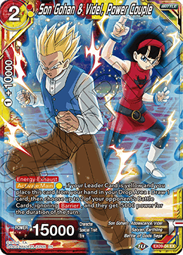 DBS Expansion Set 09: Saiyan Surge EX09-04 Son Gohan & Videl, Power Couple