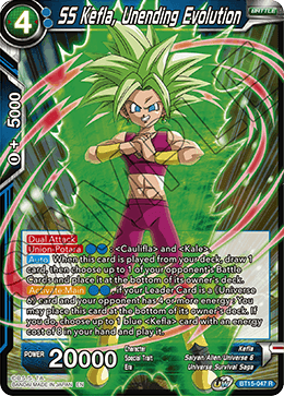 DBS Saiyan Showdown BT15-047 SS Kefla, Unending Evolution