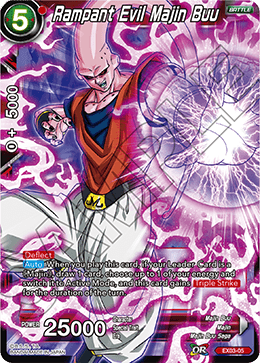 DBS Expansion Set 03: Ultimate Box EX03-05 Rampant Evil Majin Buu Foil