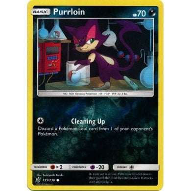 SM Unified Minds 135/236 Purrloin Reverse Holo