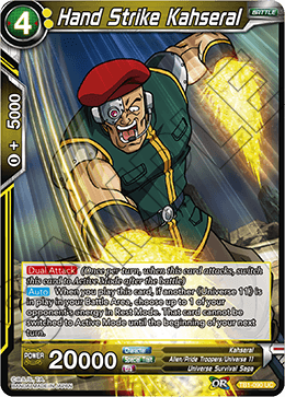 DBS The Tournament of Power TB1-090 Hand Strike Kahseral