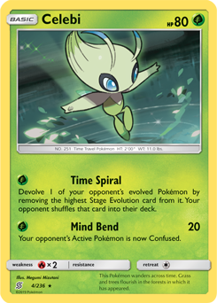 SM Unified Minds 004/236 Celebi Holo Rare