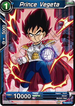 DBS Clash of Fates TB3-023 Prince Vegeta