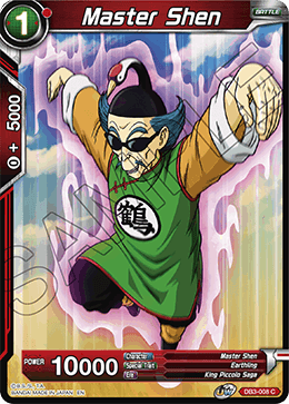 DBS Draft Box 6: Giant's Force DB3-008 Master Shen