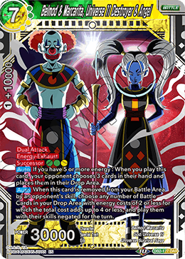 DBS Draft Box 5: Divine Multiverse DB2-177 Belmod & Marcarita, Universe 11 Destroyer & Angel (DAR)