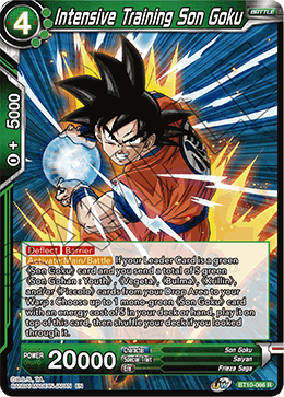 DBS Rise of the Unison Warrior BT10-066 Intensive Training Son Goku