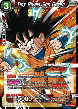 DBS World Martial Arts Tournament TB2-004 Tiny Rivals Son Goten Foil