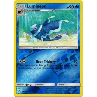 SM Unified Minds 040/236 Lumineon Reverse Holo