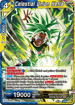 DBS Universal Onslaught BT9-092 Celestial Union Kefla Foil