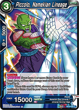DBS Universal Onslaught BT9-029 Piccolo, Namekian Lineage