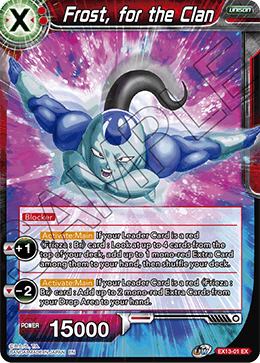 DBS Expansion Set 13: Special Anniversary Box 2020 EX13-01 Frost, for the Clan Foil