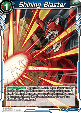 DBS The Tournament of Power TB1-049 Shining Blaster Foil
