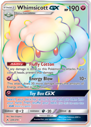 SM Unbroken Bonds 226/214 Whimsicott GX