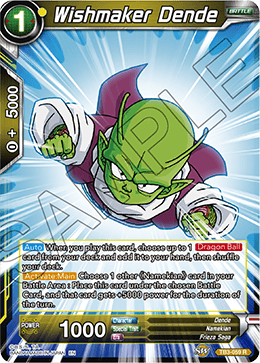 DBS Clash of Fates TB3-059 Wishmaker Dende Foil