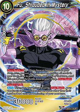 DBS Cross Worlds BT3-118 Fu, Shrouded in Mystery (SR)
