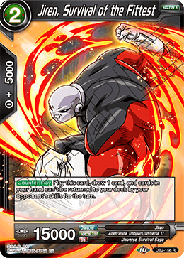 DBS Draft Box 5: Divine Multiverse DB2-156 Jiren, Survival of the Fittest Foil