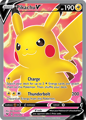 SWSH Vivid Voltage 170/185 Pikachu V Full Art