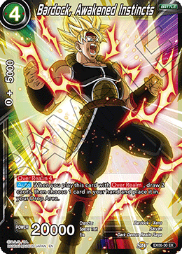 DBS Expansion Set 06: Special Anniversary Box EX06-30 Bardock, Awakened Instincts Foil