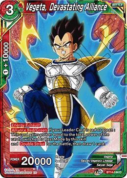 DBS Cross Spirits BT14-144 Vegeta, Devastating Alliance