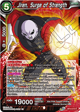 DBS Cross Spirits BT14-015 Jiren, Surge of Strength