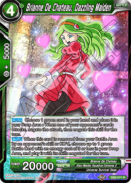DBS Draft Box 5: Divine Multiverse DB2-071 Brianne De Chateau, Dazzling Maiden Foil