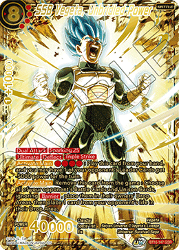 DBS Realm of the Gods BT16-147 SSB Vegeta, Unbridled Power GDR