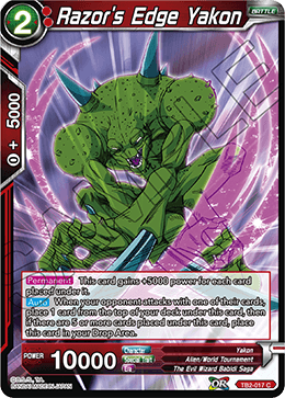 DBS World Martial Arts Tournament TB2-017 Razor's Edge Yakon Foil