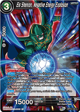 DBS Saiyan Showdown BT15-132 Eis Shenron, Negative Energy Explosion Foil