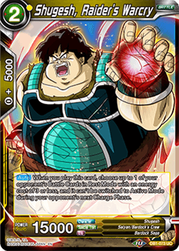 DBS Draft Box 4: Dragon Brawl DB1-073 Shugesh, Raider's Warcry