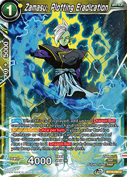 DBS Realm of the Gods BT16-090 Zamasu, Plotting Eradication