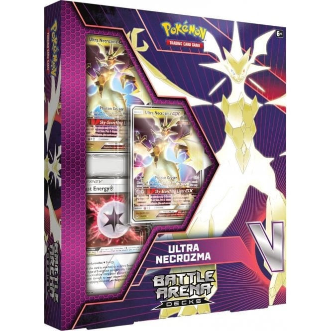 Pokemon Ultra Necrozma GX Vs Rayquaza GX Battle Arena *Sealed Case*