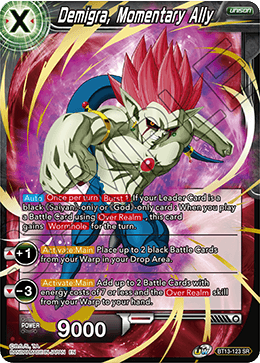 DBS Supreme Rivalry BT13-123 Demigra, Momentary Ally (SR)