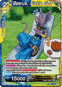 DBS Assault of the Saiyans BT7-120 Beerus, Fickle God Foil