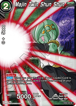 DBS Expansion Set 02: Dark Demon's Villains EX02-06 Majin Twin Shun Shun