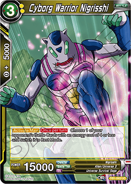 DBS The Tournament of Power TB1-093 Cyborg Warrior Nigrisshi Foil