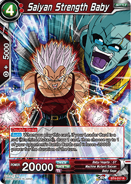 DBS Colossal Warfare BT4-017 Saiyan Strength Baby Foil