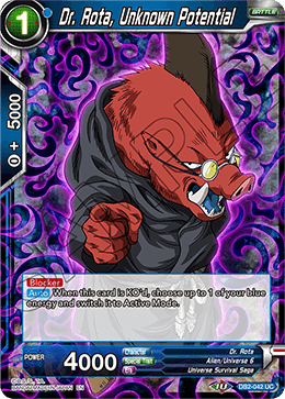 DBS Draft Box 5: Divine Multiverse DB2-042 Dr. Rota, Unknown Potential