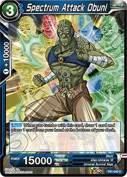 DBS The Tournament of Power TB1-046 Spectrum Attack Obuni