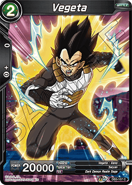 DBS Draft Box 6: Giant's Force DB3-107 Vegeta