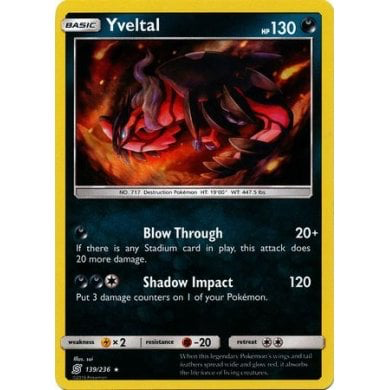 SM Unified Minds 139/236 Yvetal Holo Rare