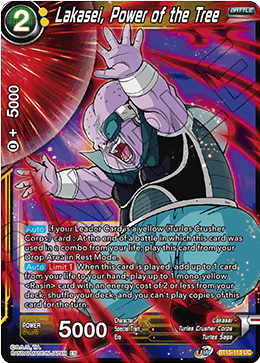 DBS Saiyan Showdown BT15-113 Lakasei, Power of the Tree