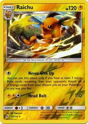 SM Unbroken Bonds 055/214 Raichu Reverse Holo