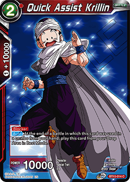DBS Saiyan Showdown BT15-014 Quick Assist Krillin