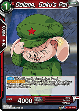 DBS Rise of the Unison Warrior BT10-016 Oolong, Goku's Pal Foil
